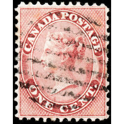 canada stamp 14 queen victoria 1 1859 U VF 069