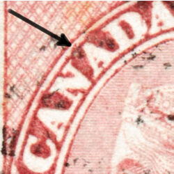 canada stamp 14 queen victoria 1 1859 U VF 069