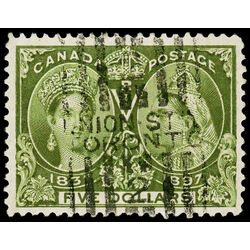 canada stamp 65 queen victoria diamond jubilee 5 1897 U VF 041