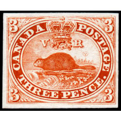canada stamp 1p beaver 3d 1857