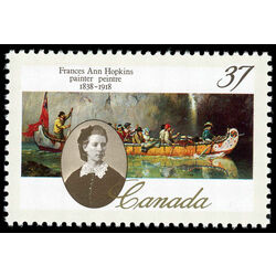canada stamp 1227 frances ann hopkins 37 1988