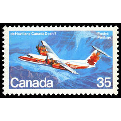 canada stamp 906 de havilland canada dash 7 35 1981