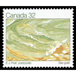 canada stamp 979 e j pratt poet 32 1983