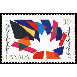 canada stamp 1270 maple leaf with multicoloured design 39 1990
