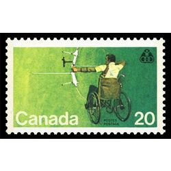 canada stamp 694i archer in wheelchair 20 1976