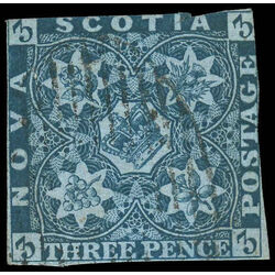 nova scotia stamp 3 pence issue 3d 1851 U DEF 011