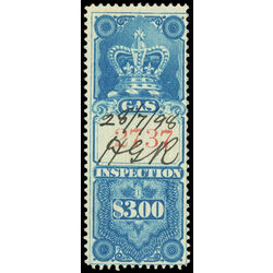 canada revenue stamp fg14 crown gas inspection 3 1875