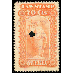 canada revenue stamp ql21 law stamps 70 1871