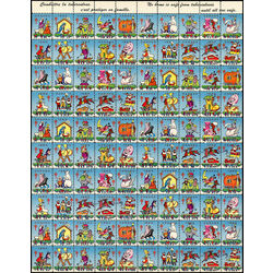 canada stamp christmas seals cs62 christmas seals 1963 M PANE 100 STAMPS