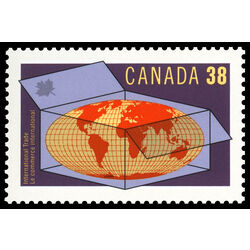 canada stamp 1251 world in carton 38 1989