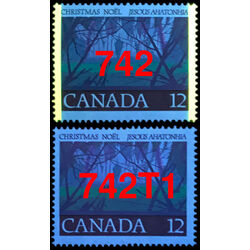 canada stamp 742t1 angelic choir 12 1977