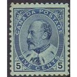 canada stamp 91b edward vii 5 1903