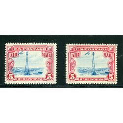 us stamp c air mail c11 beacon on rocky mountains 5 1928 M NH 003