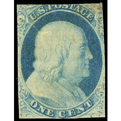 us stamp postage issues 8 franklin 1 1851 M DEF 001
