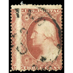 us stamp postage issues 26a washington 3 1857 U 001