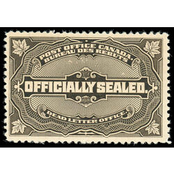 canada stamp o official ox4 officially sealed 1913 M VFNG 017