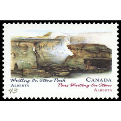 canada stamp 1477 writing on stone park alberta 43 1993