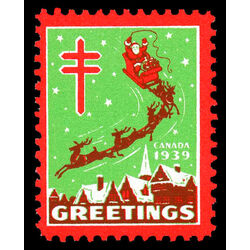 canada stamp christmas seals cs25 christmas seals 1939