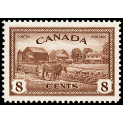 canada stamp 268 eastern farm scene 8 1946