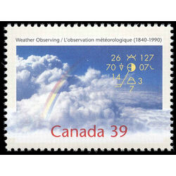 canada stamp 1287i rainbow in clouds 39 1990