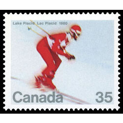 canada stamp 848 downhill skier 35 1980