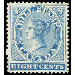 canada revenue stamp fb8 first bill issue 8 1864