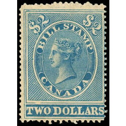 canada revenue stamp fb16 first bill issue 2 1864