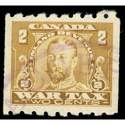 canada revenue stamp fwt18 george v war tax 2 1915