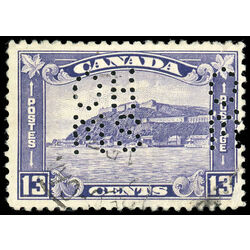 canada stamp o official o8 201 quebec citadel 13 1932