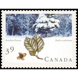 canada stamp 1283 acadian forest 39 1990