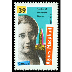 canada stamp 1293 agnes macphail 39 1990