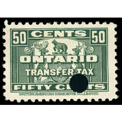 canada revenue stamp ost25 stock transfer tax stamps 50 1926
