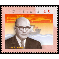 canada stamp 1709c john b mcnair 1889 1968 new brunswick 45 1998