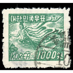 korea south stamp 187c mural from ancient tomb 1952