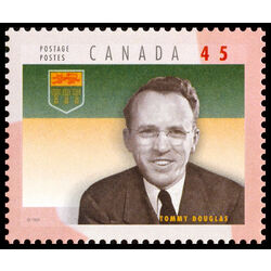 canada stamp 1709d tommy douglas 1904 1986 saskatchewan 45 1998