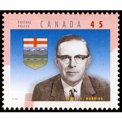 canada stamp 1709h ernest c manning 1908 1995 ab 45 1998