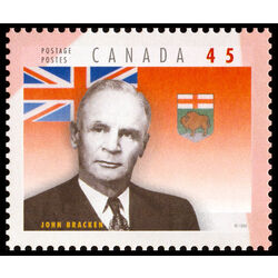 canada stamp 1709i john bracken 1883 1969 mb 45 1998