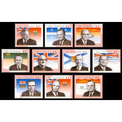 canada stamp 1709a j provincial premiers 1998