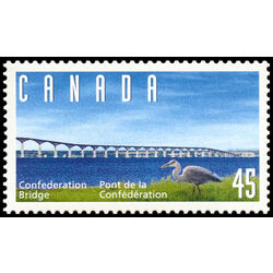 canada stamp 1646 heron and bridge 45 1997