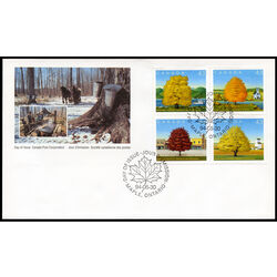 canada stamp 1524 canada day maple trees 1994 FDC