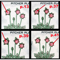 canada stamp 427iv newfoundland pitcher plant 5 1966