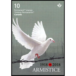 canada stamp bk booklets bk708 dove and barbed wire 2018