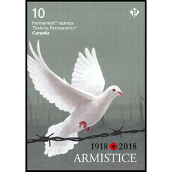canada stamp bk booklets bk708 dove and barbed wire 2018