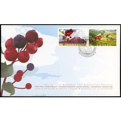 canada stamp 2106a biosphere reserves 2005 FDC