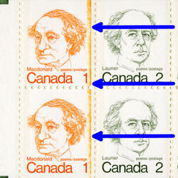 canada stamp bk booklets bk76 caricature definitives 1976 H