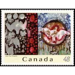 canada stamp 2002f jean paul riopelle 48 2003