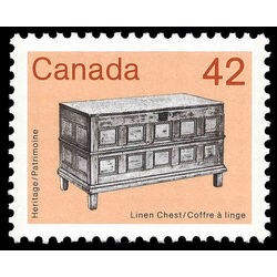 canada stamp 1081i linen chest 42 1987
