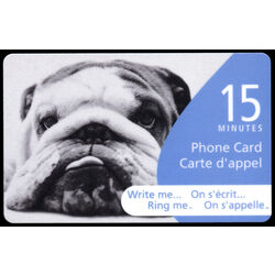 canada stamp 2048i card bulldog 2004