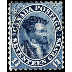 canada stamp 19 jacques cartier 17 1859 U DEF 044