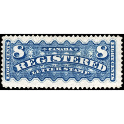 canada stamp f registration f3 registered stamp 8 1876 M FNG 051